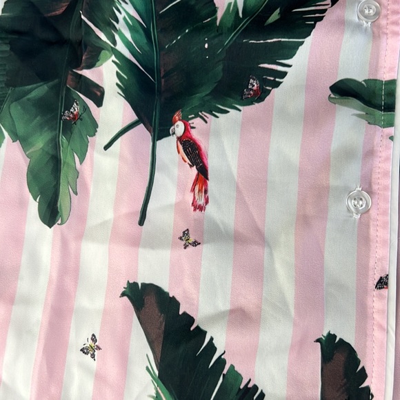 Plush X REVOLVE Long Sleeve Top and Short Pajama Set in Pink XS - Picture 7 of 9